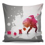 Aberto Design Cojín Multicolor 43 x 43 cm con Relleno de Silicona
